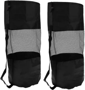 24.4 x 10.2 Scuba Diving Mesh Bag - Pack of 2 Snorkel Dive Equipment Bags for Aquatic Adventures - Nylon Drawstring Canoe & Kayak Mesh Duffel Storage Pouch