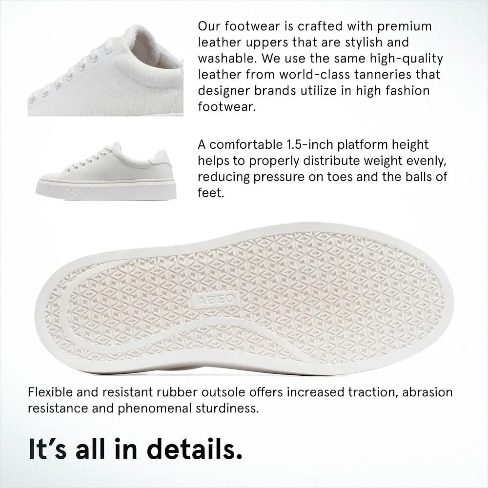 ABEO Jumpstreet Sneakers for Women | Arch Support Sneakers | Comfortable Women's Sneakers | Fashion Sneakers | Built-in Orthotic Insole