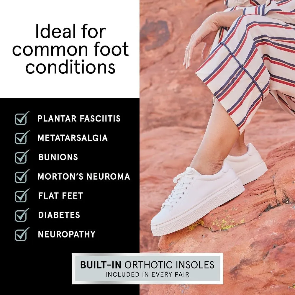 ABEO Jumpstreet Sneakers for Women | Arch Support Sneakers | Comfortable Women's Sneakers | Fashion Sneakers | Built-in Orthotic Insole