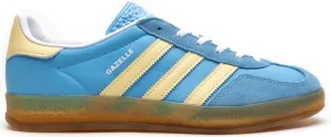 Adidas Gazelle Indoor Womens (Blue Burst Yellow, US Footwear Size System, Adult, Women, Numeric, Medium, 5.5)