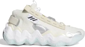adidas Womens Exhibit B Candace Pe Basketball Sneakers Shoes Casual - White - Size 8 M