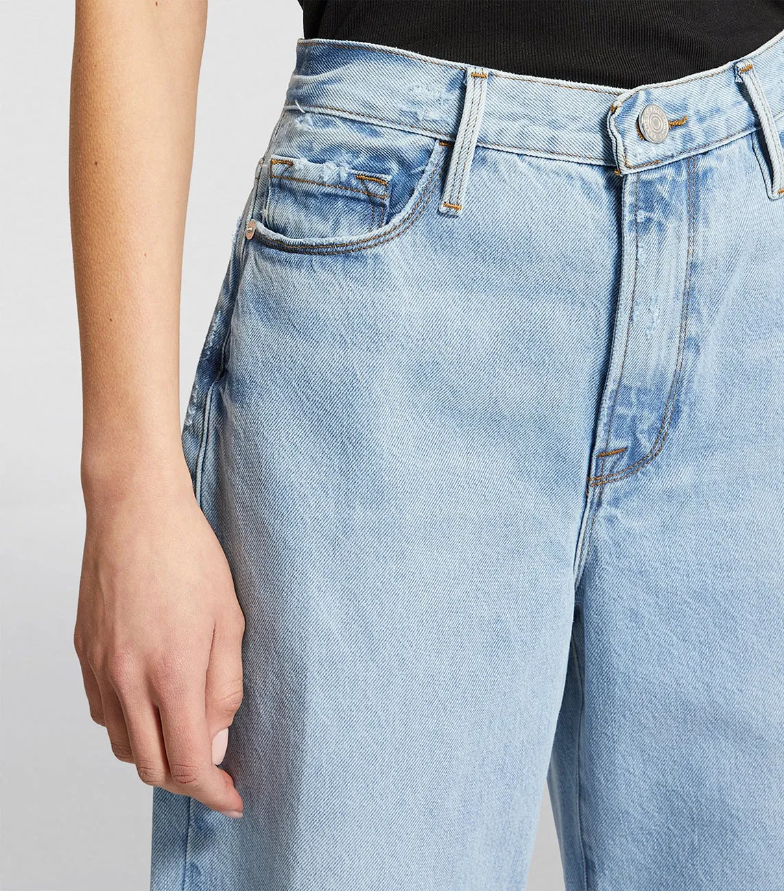 ALI WIDE CROP JEANS