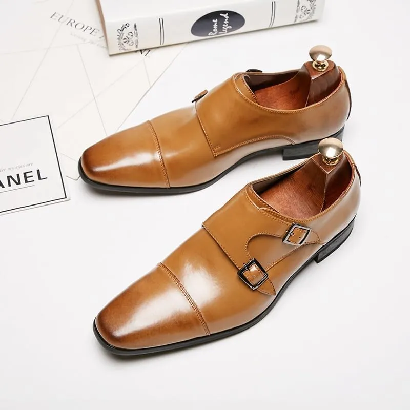 All-Season Men's Business Casual Shoes Hybrid Derby Sneakers with Moisture-Wicking Lining & Air Cushion