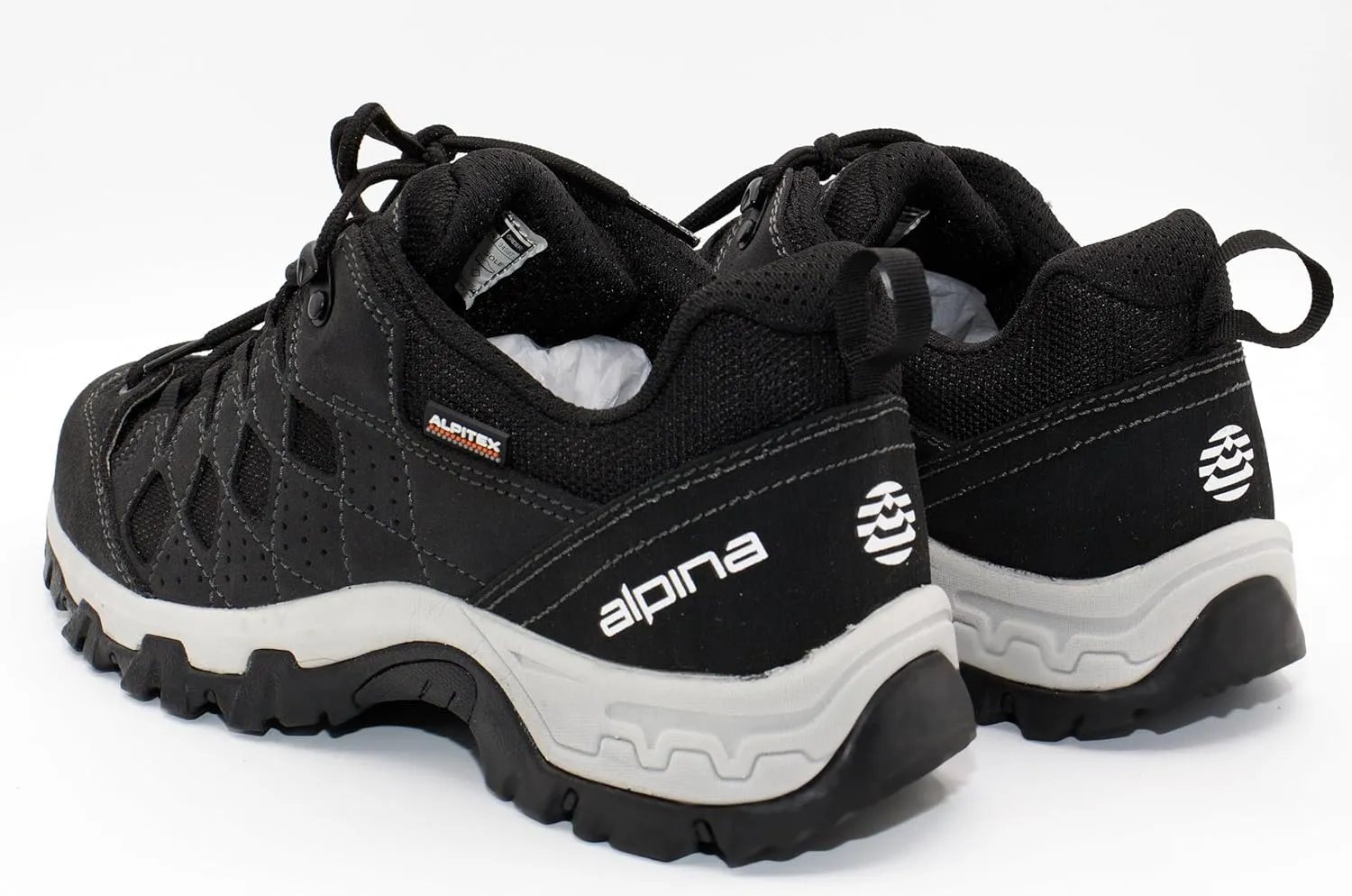 Alpina SIMBIA Women's Waterproof Hiking Shoes - Leather Slip Resistant Outdoor Trail Footwear Sneakers Slip Resistant Breathable