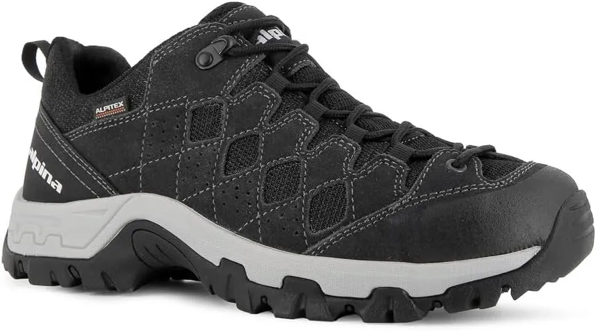 Alpina SIMBIA Women's Waterproof Hiking Shoes - Leather Slip Resistant Outdoor Trail Footwear Sneakers Slip Resistant Breathable