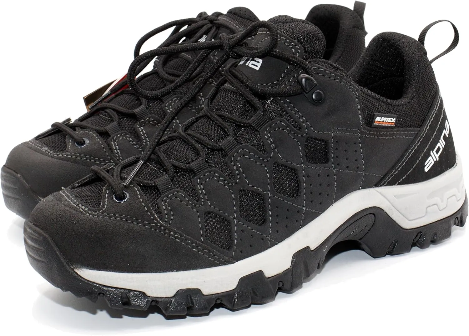 Alpina SIMBIA Women's Waterproof Hiking Shoes - Leather Slip Resistant Outdoor Trail Footwear Sneakers Slip Resistant Breathable
