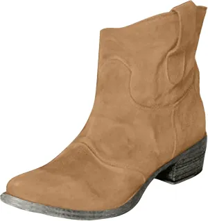 AMDBEL Winter Boots for Women 2024 Ankle Boots Chunky Low Heel Suede Mid Calf Zipper Cowboy Boots Winter Booties