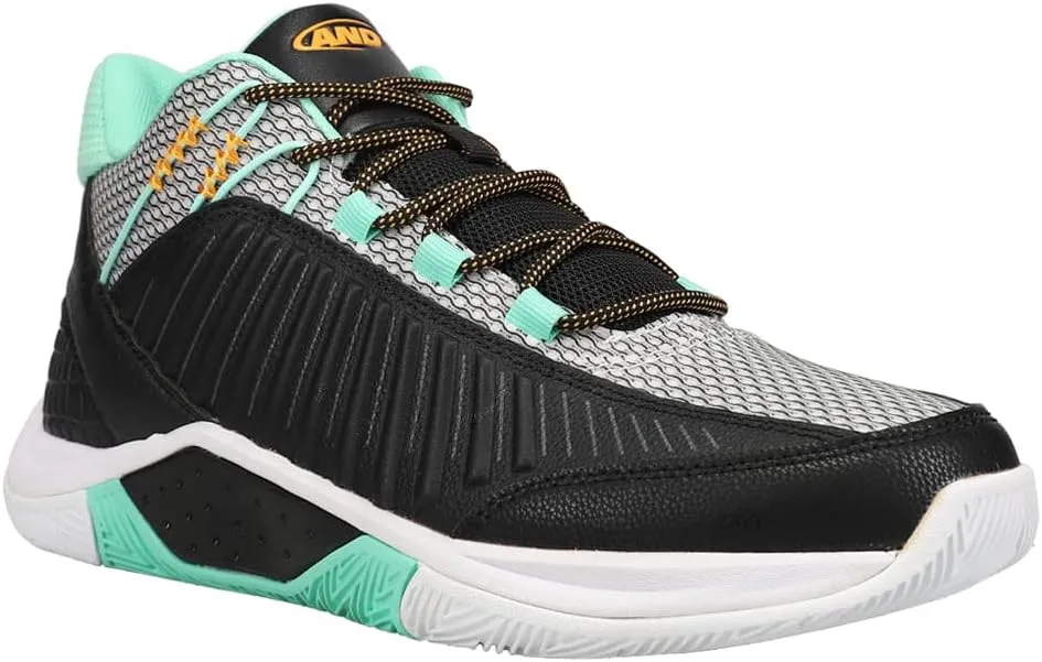 AND1 Mens Explosive Basketball Sneakers Shoes - Black