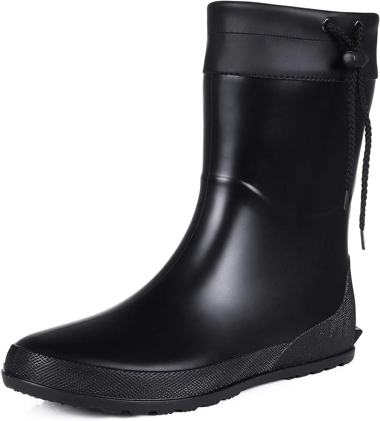 Asgard Women's Mid Calf Rain Boots Collar Gardening Boots Ultra Lightweight Portable Garden Shoes
