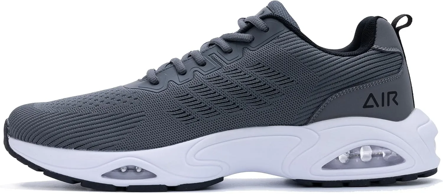 Autper Men's Air Athletic Running Shoes Lightweight Breathable Tennis Walking Sneakers for Gym Jogging Sports US 7-13