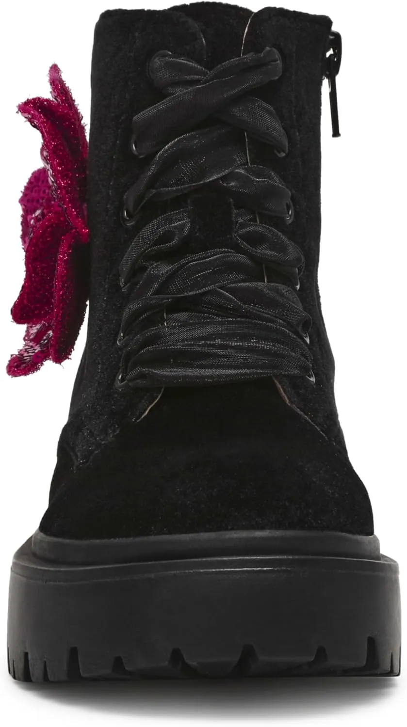 Betsey Johnson Girl's Piper Combat Boot