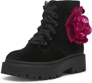 Betsey Johnson Girl's Piper Combat Boot