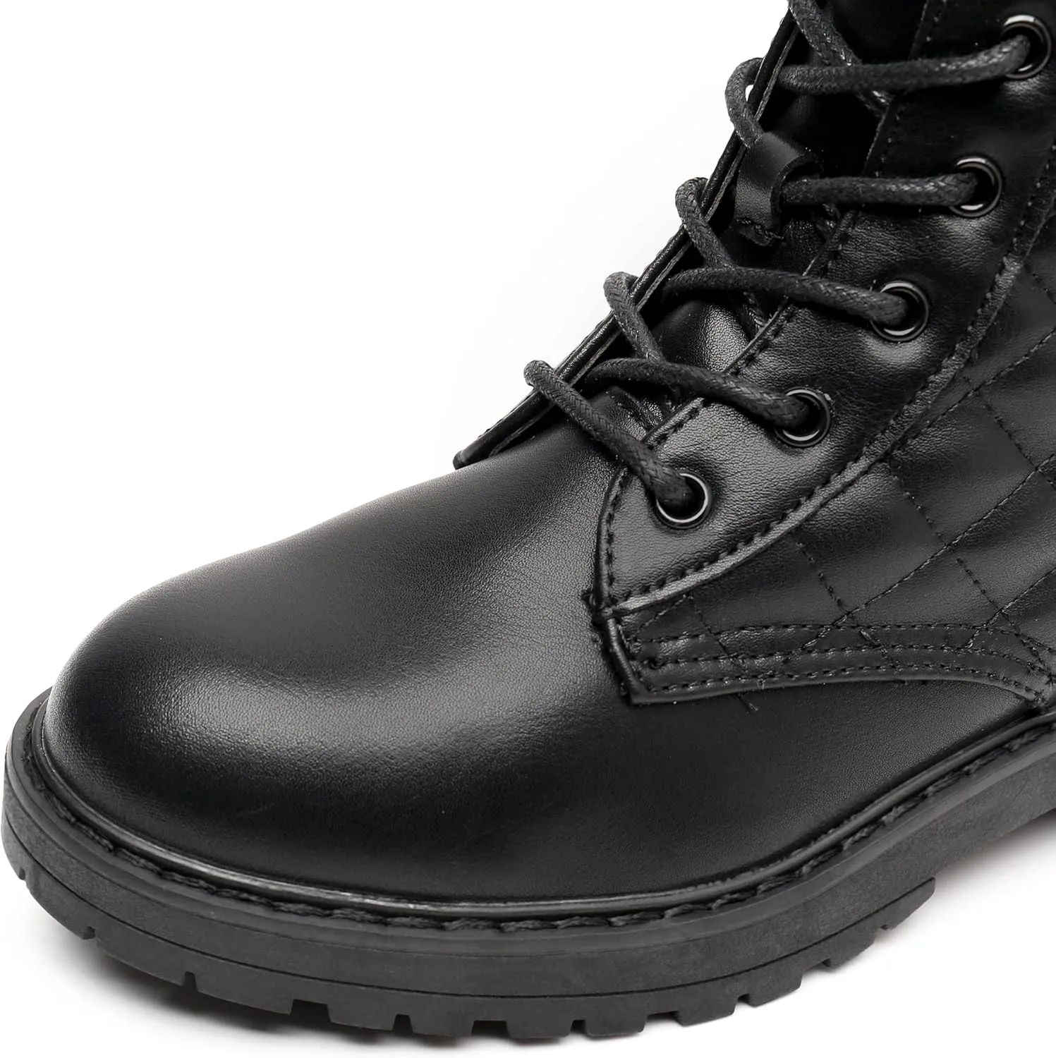Blikcon Kids Girls Combat Ankle Boots Lace up Inner Zipper Fashion Booties (Little Kid/Big Kid)…