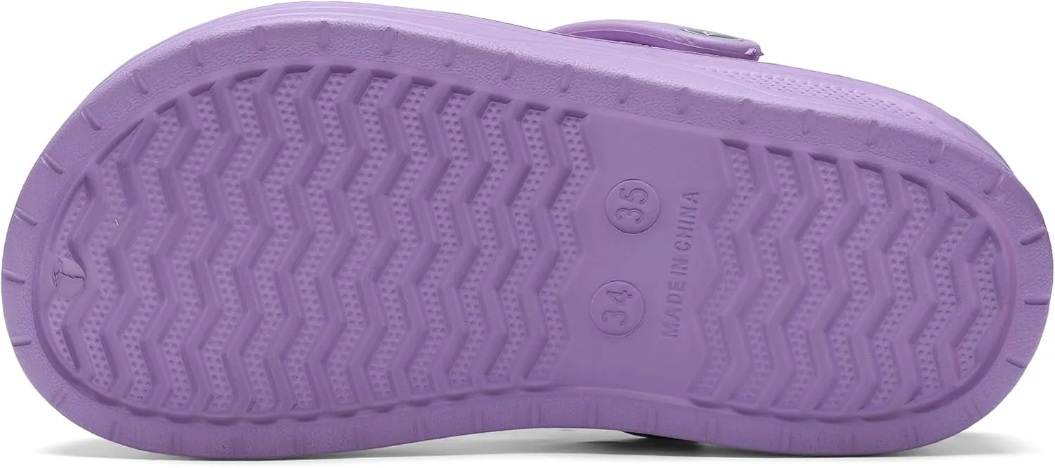 Boys Girls Camo Garden Clogs: Comfortable Slip-On Beach Sandals for Littele Kid/Big Kids and Sizes