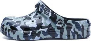 Boys Girls Camo Graphic Clog Beach Shoes Sandals(Littele Kid/Big Kid)