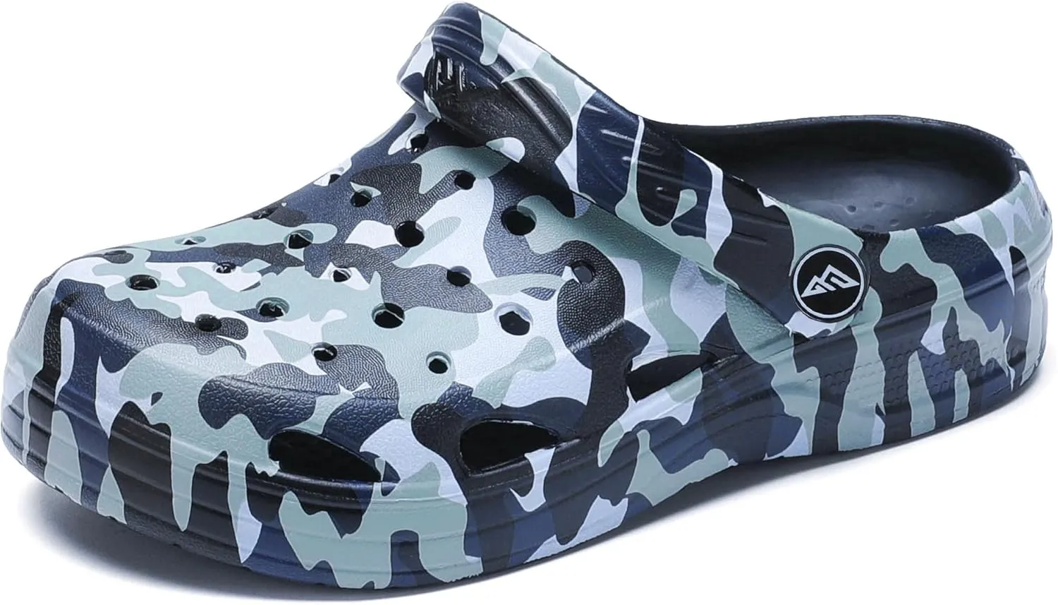 Boys Girls Camo Graphic Clog Beach Shoes Sandals(Littele Kid/Big Kid)