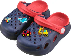Boys Girls Toddler Clogs Little Kids Slip on Slides Sandals Truck Car Bunny Summer Water Shoes Garden Beach Pool Outdoor Bathing Shower Slippers