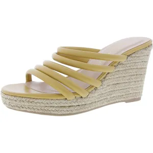 Chinese Laundry Womens Strappy Faux Leather Espadrilles