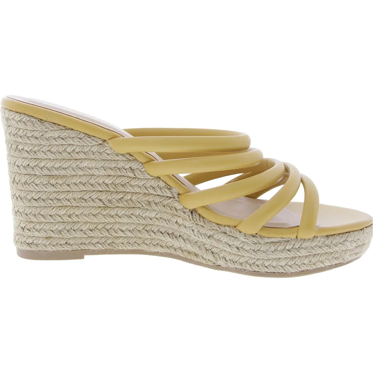 Chinese Laundry Womens Strappy Faux Leather Espadrilles