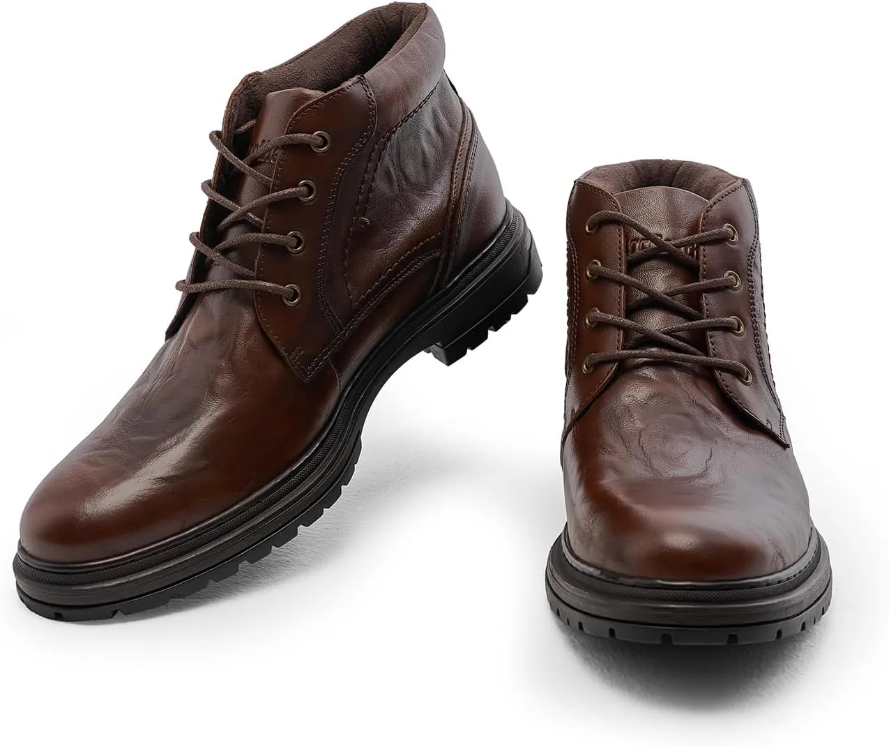 Chukka Boots Boots for Men Casual Boots Motorcycle Combat Ankle Boots Black Boots