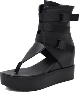 Ciuyurra Classic Summer Shoes Platform Open Toe Gladiator Sandals