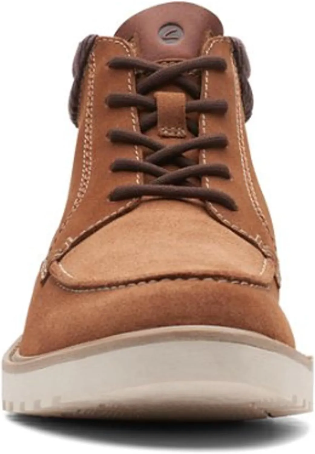 Clarks Mens Barnes Mid Suede Ankle Combat & Lace-Up Boots