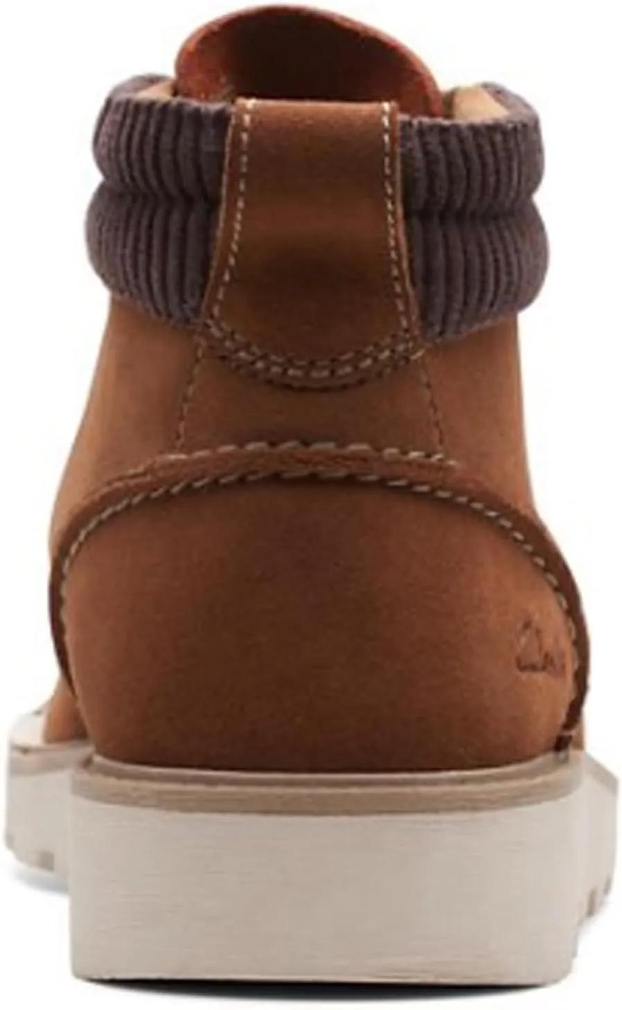 Clarks Mens Barnes Mid Suede Ankle Combat & Lace-Up Boots