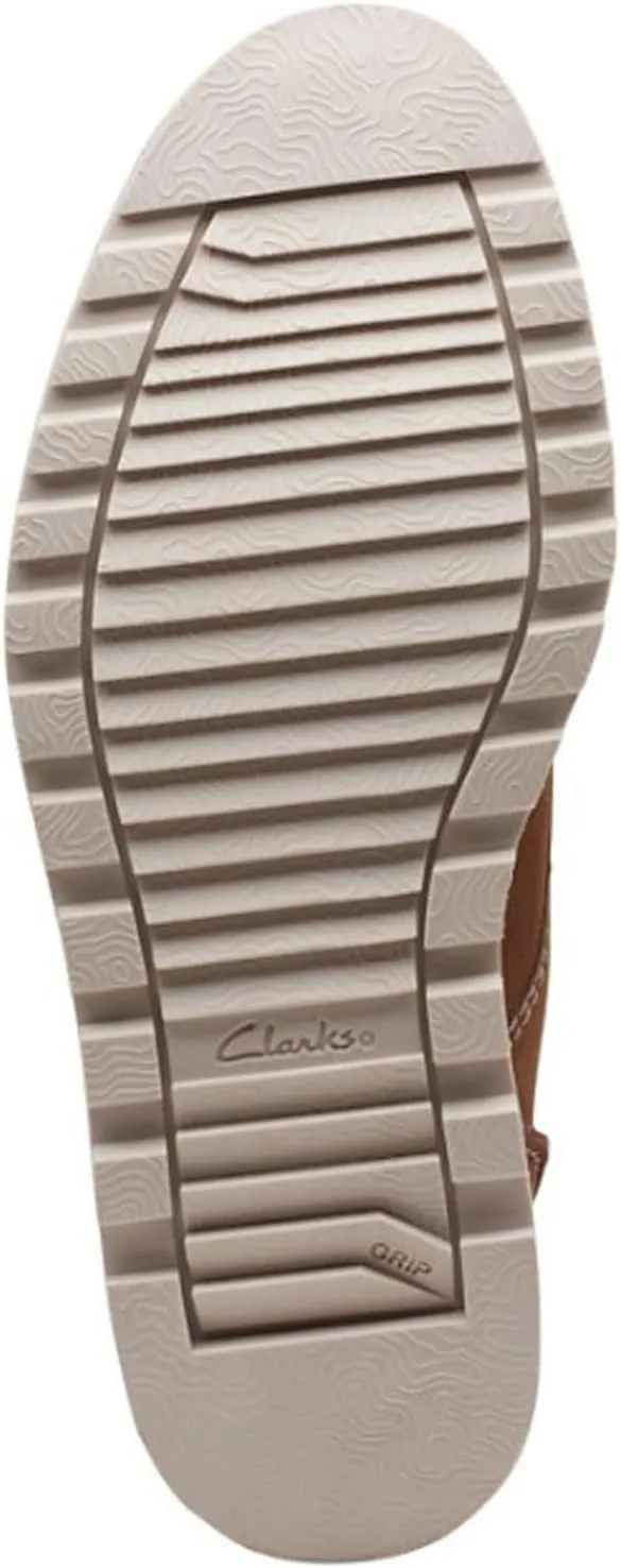 Clarks Mens Barnes Mid Suede Ankle Combat & Lace-Up Boots