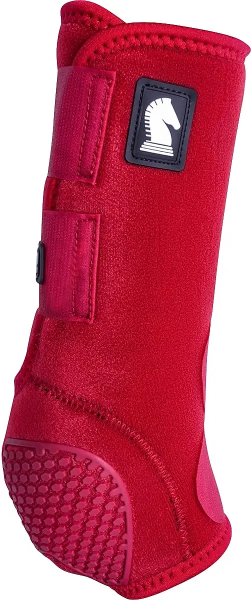 Classic Flexion Legacy2 Support Horse Front Boots Crimson