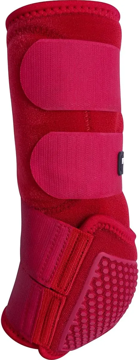 Classic Flexion Legacy2 Support Horse Front Boots Crimson