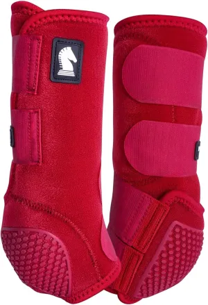 Classic Flexion Legacy2 Support Horse Front Boots Crimson