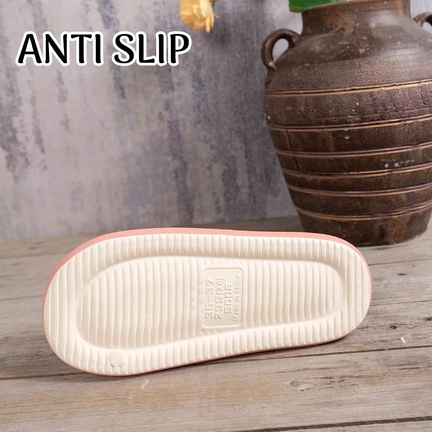 Cloud Slides for Women Cute Flower Pillow Slippers Non Slip Platform Foam Sandals for Indoor Outdoor House Pool