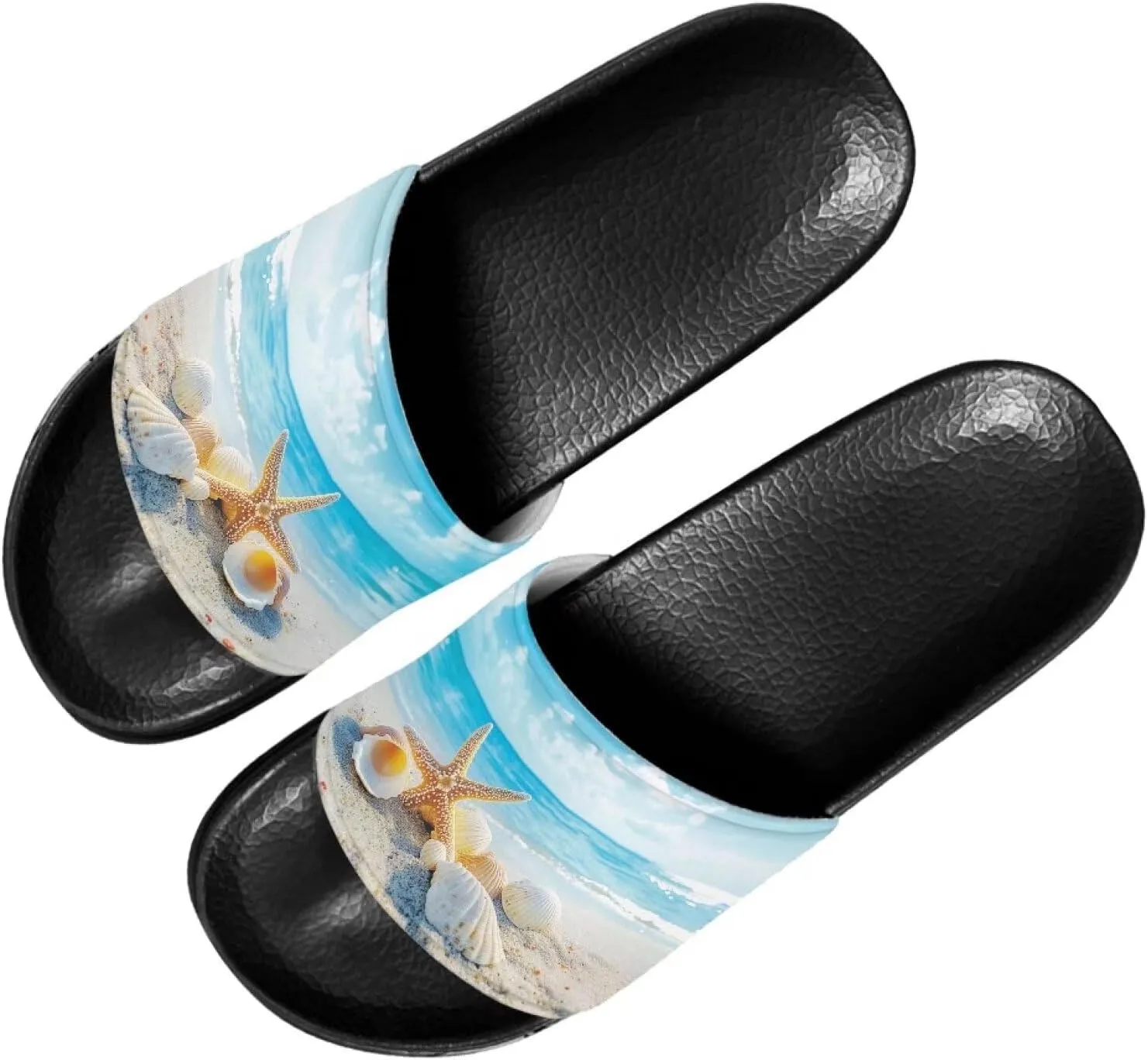 Cloud Slides for Women Slides Slippers, Non-Slip Comfort Shower Shoes, Open Toe Slides Sandals for Indoor & Outdoor