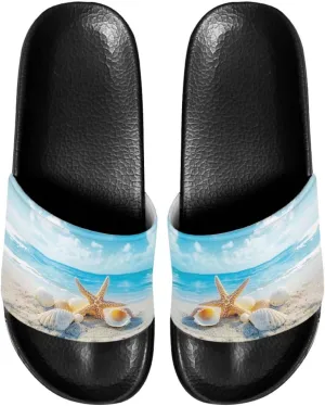 Cloud Slides for Women Slides Slippers, Non-Slip Comfort Shower Shoes, Open Toe Slides Sandals for Indoor & Outdoor