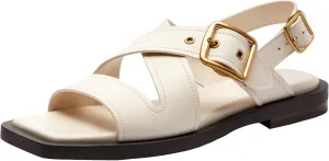 Coach Women's Archival Buckle Flat Sandal Platform