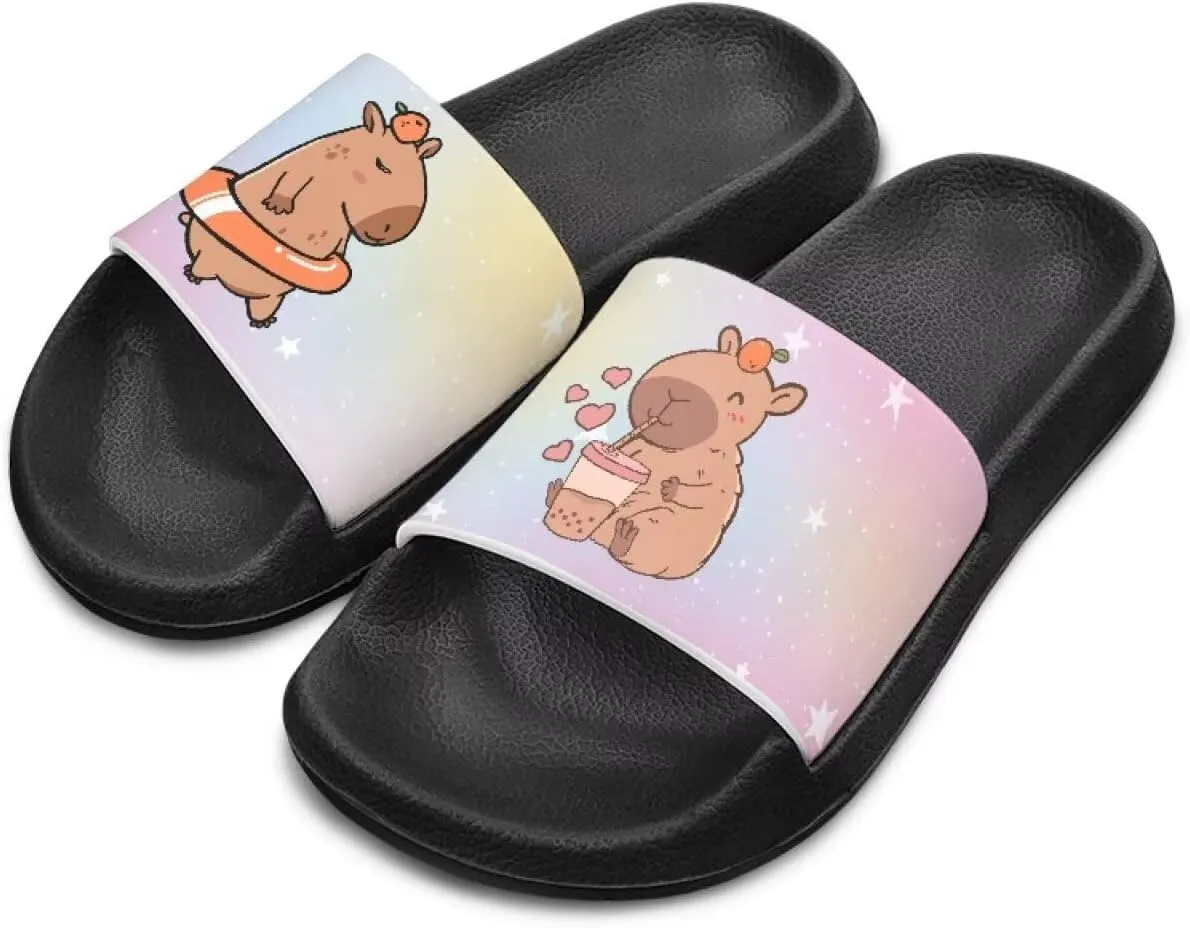 Comfortable Girls Sandals Toddler Kids Shower Shoes Summer Slippers Girls Flip Flops