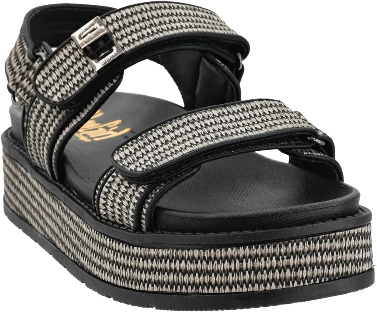 Corkys Footwear Women's Go For It Sandals - Featuring A Chic Two-Strap Design with 2-Inch Platform and Adjustable Hook and Loop Closure for Comfort and Style