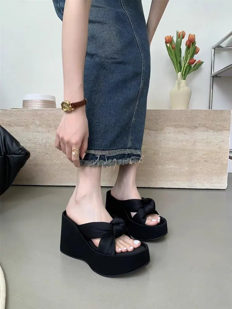 Corporate Goth Shoes Goth Office Business Casual Women Slides Cute Kawaii Y2K Fashion Whimsy Grunge Alternative Flip Flops Sandals Rave Wedding Festival Birthday Gifts for Gothic Girls Summer Beach