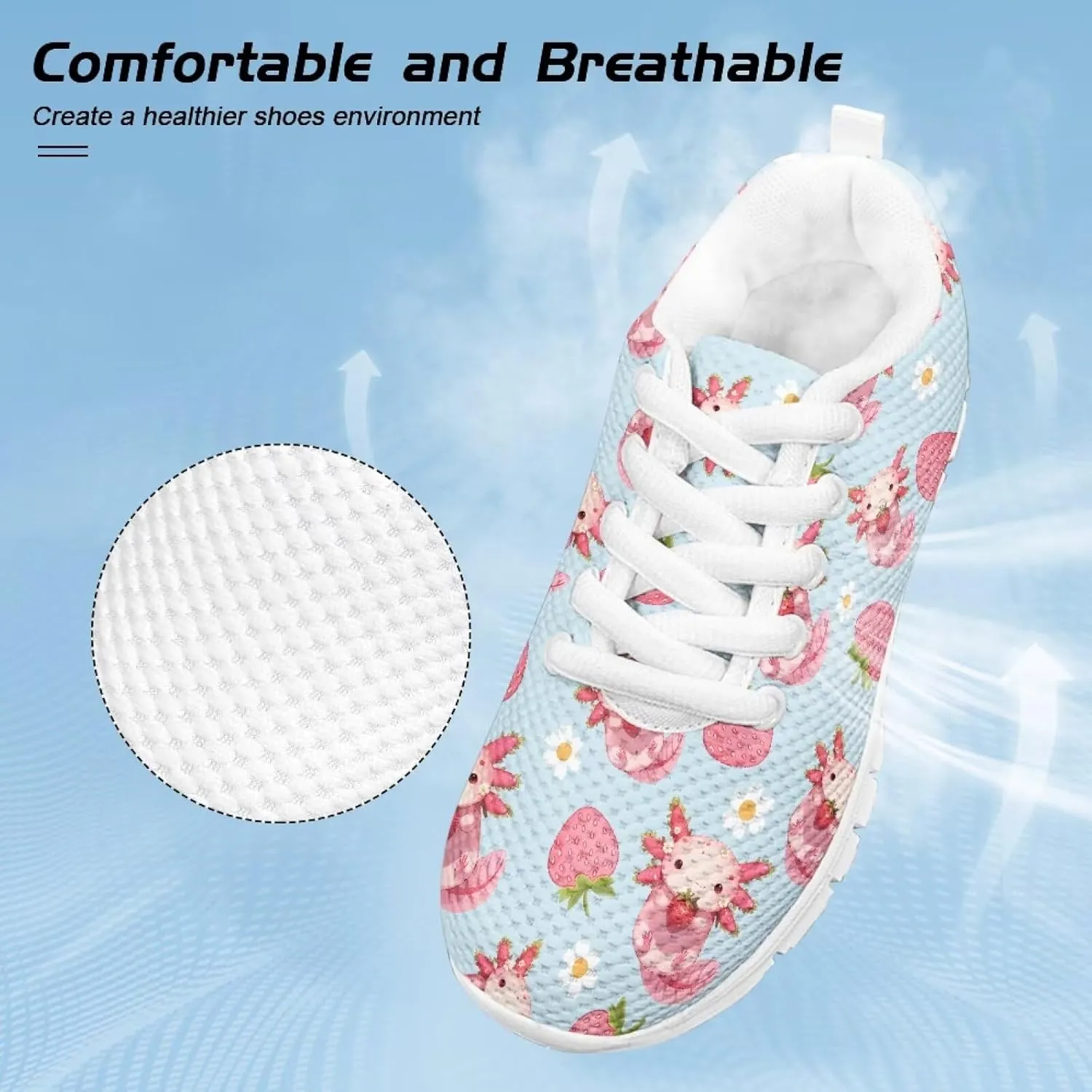 Cumagical Kids Running Shoes Lightweight Breathable Sports Casual Wear for Active Children