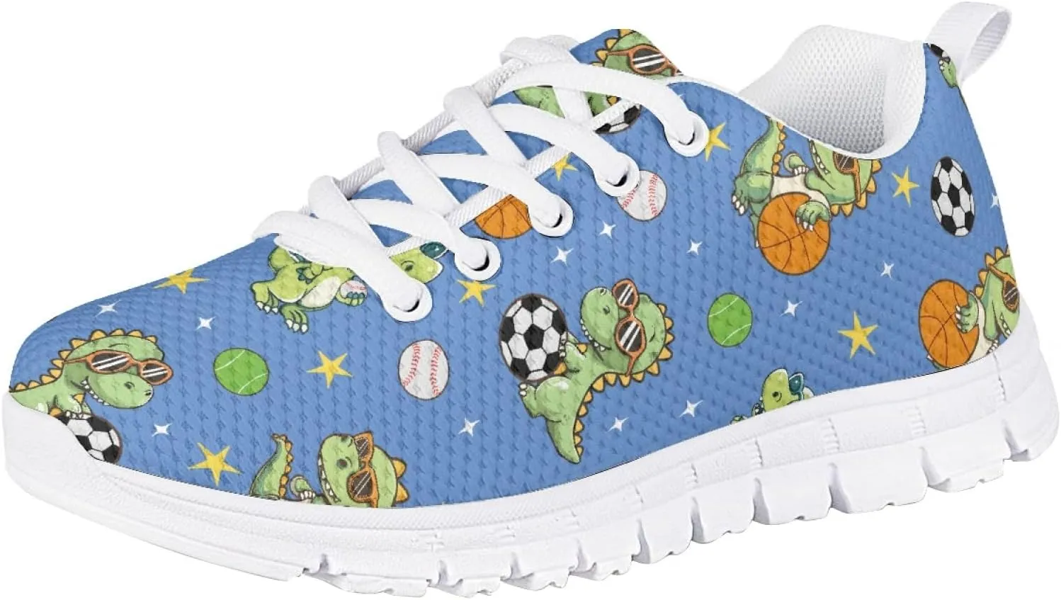 Cumagical Kids Summer Shoes with Laces for Boys Girls Running Sneakers