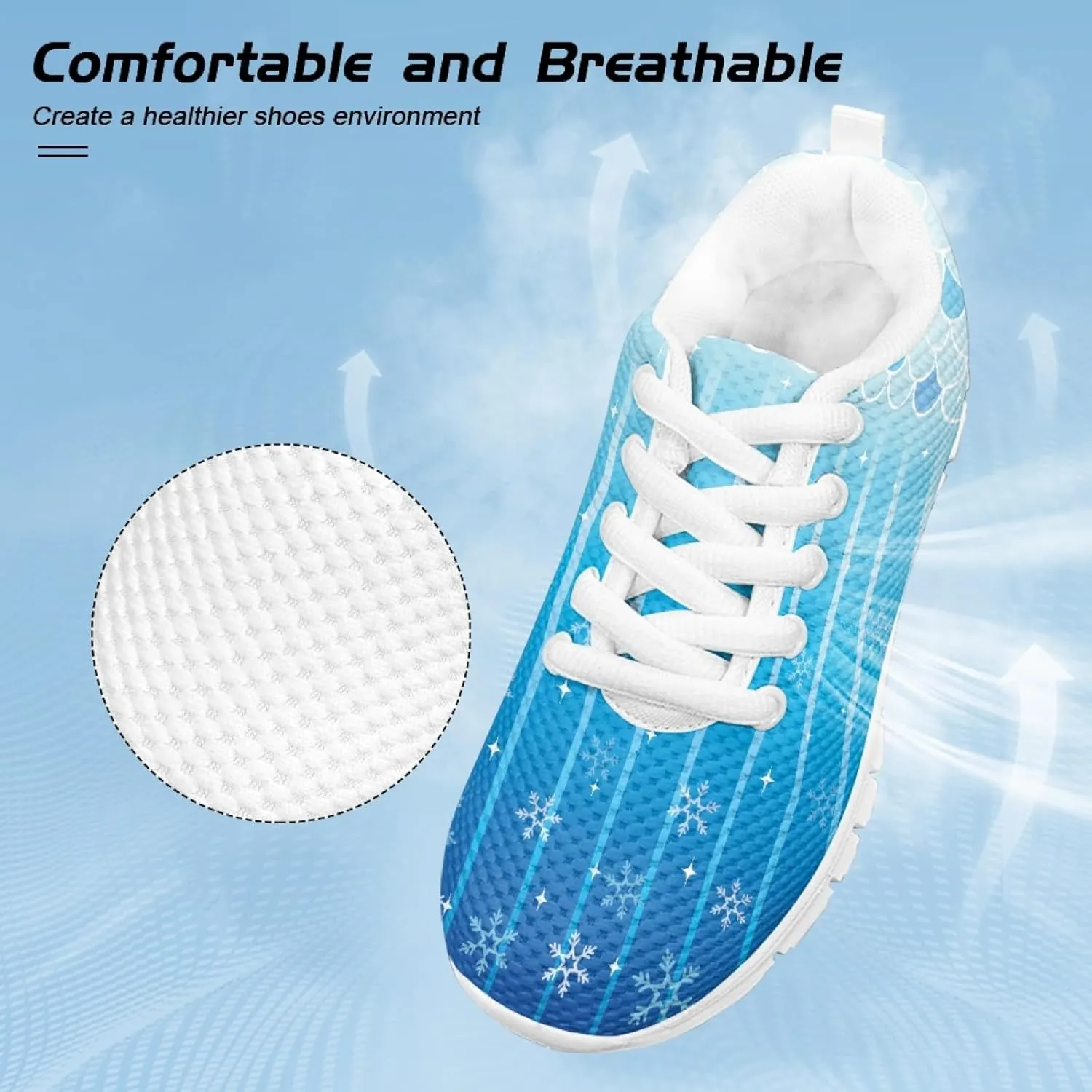 Cumagical Kids Summer Shoes with Laces for Boys Girls Running Sneakers