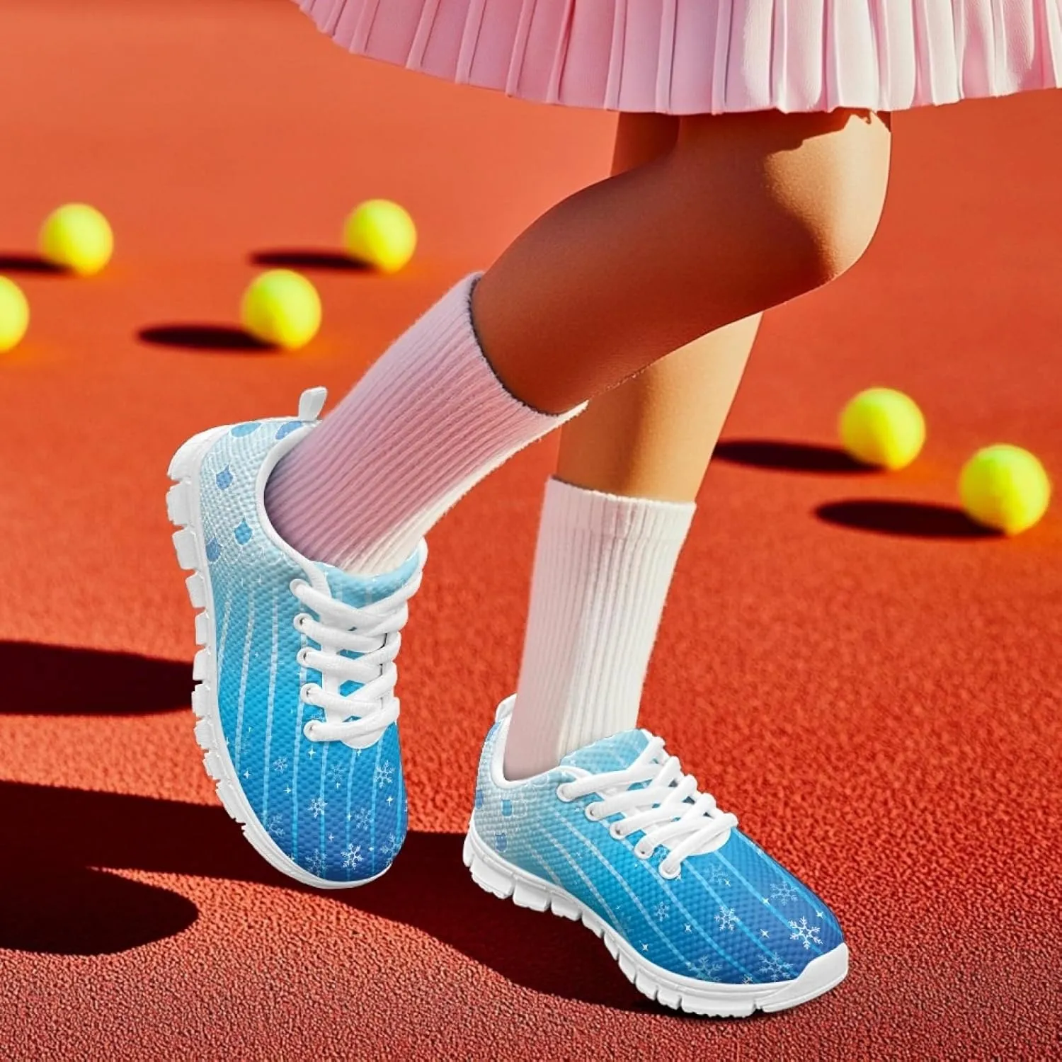 Cumagical Kids Summer Shoes with Laces for Boys Girls Running Sneakers