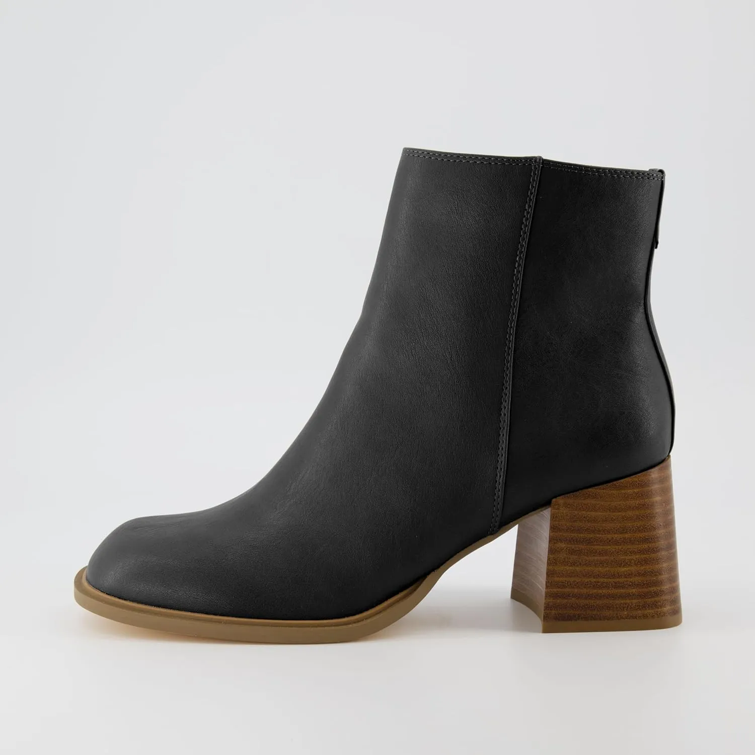 CUSHIONAIRE Women's Dante block heel dress boot  Memory Foam, Wide Widths Available