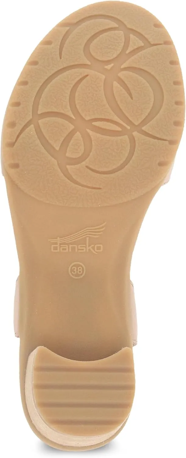 Dansko Tessie Multi-Strap Sandal for Women - A Subtle Heel and Memory Foam for All-Day Comfort - Unique Design for Easy Transition from Work to Evening