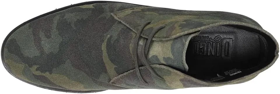 Dingo Mens Opie Camo Round Toe Chukka Casual Boots Ankle - Green