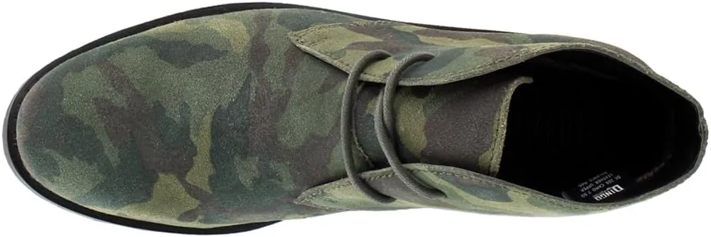 Dingo Mens Opie Camo Round Toe Chukka Casual Boots Ankle - Green