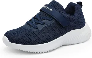 DREAM PAIRS Boys Girls Shoes Kids Tennis EZ-Ons FunRun Breathable Running Athletic Sport Sneakers