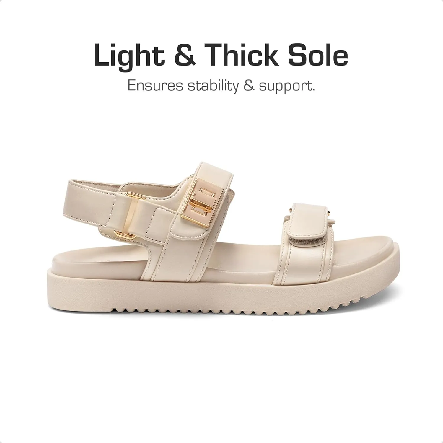 DREAM PAIRS Girls Sandals Casual Open Toe Two Adjustable Strapped Sandals with Hook and Loop for Little Kid/Big Kid