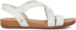 Dune London Women's Landies Flat Sandal, White, 11