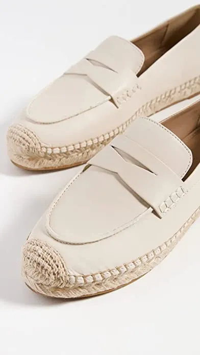 Edelman Rounded Loafers Slip Detailed Kai Toe Performance-driven Sam VIP sale On Cork Fashion Espadrilles